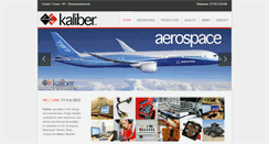 Desktop Screenshot of kaliberltd.co.uk